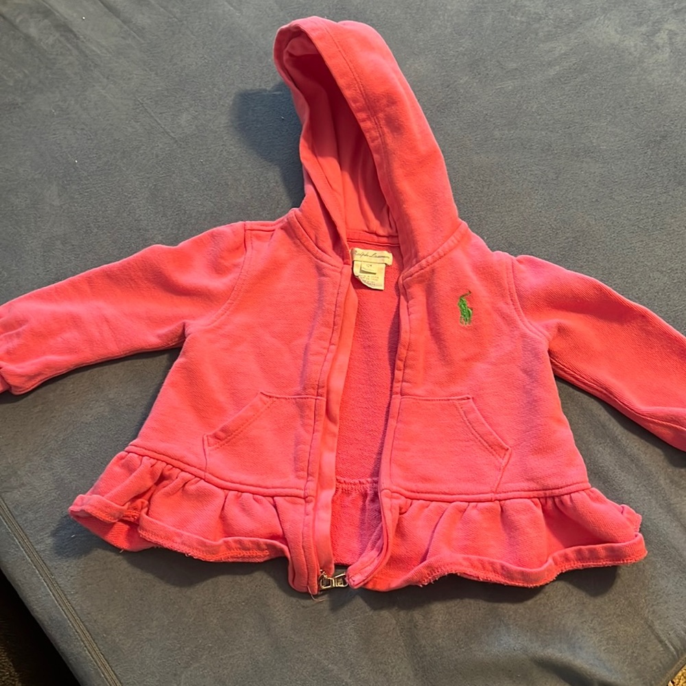Baby Girls Ralph Lauren Zip-Up Jacket